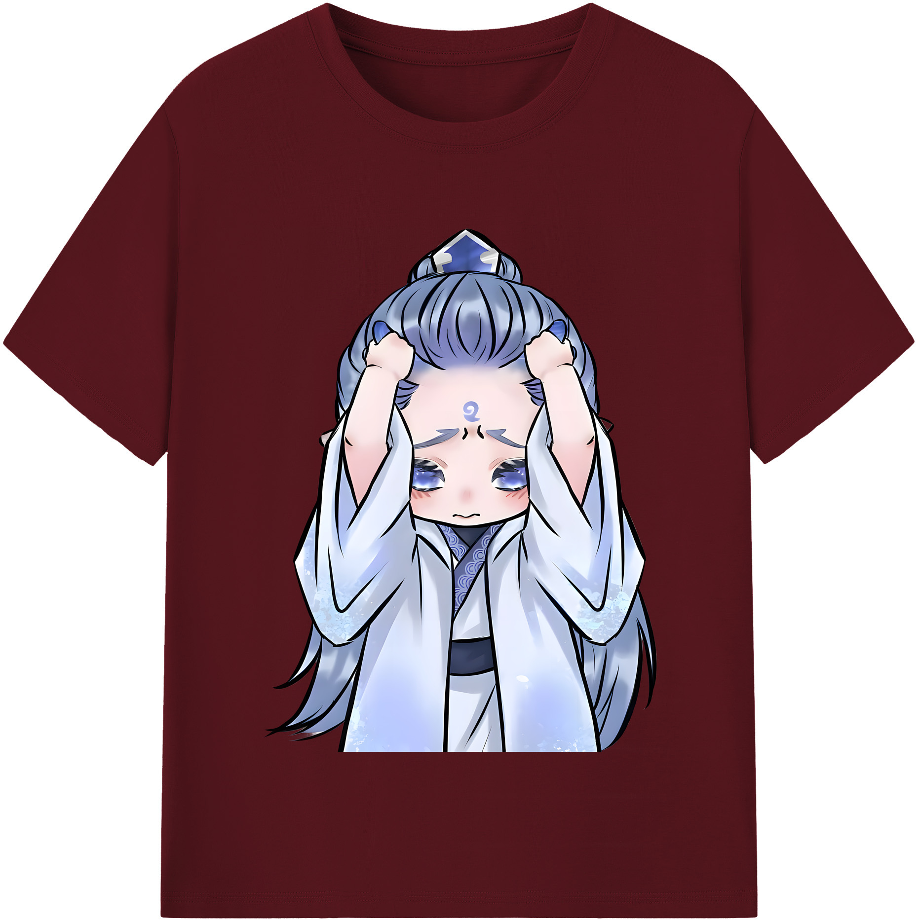 （画像用） Ne Zha 2 ナタ 魔童の大暴れ 綿100％半袖Tシャツ（フロントプリント）
